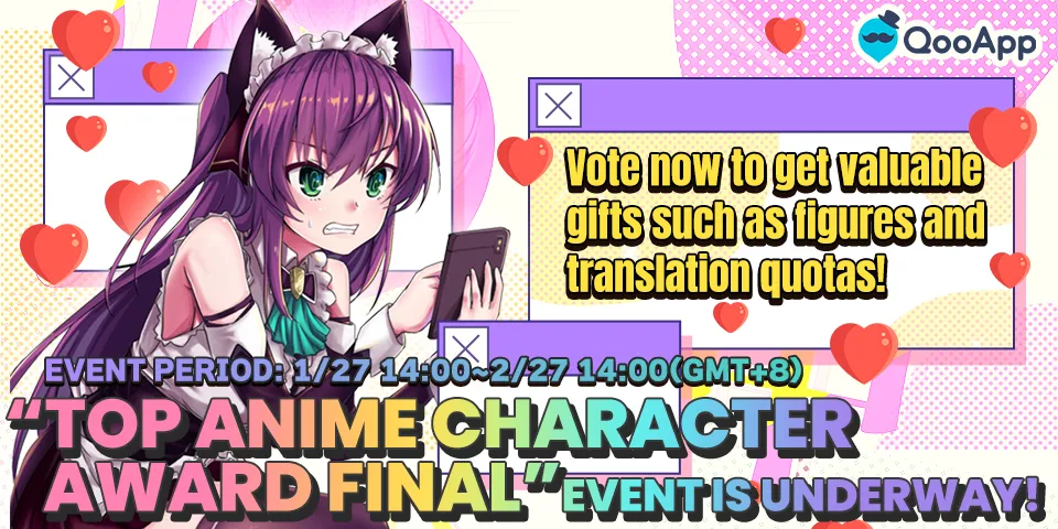 “Top Anime Character Award Final” Begins!