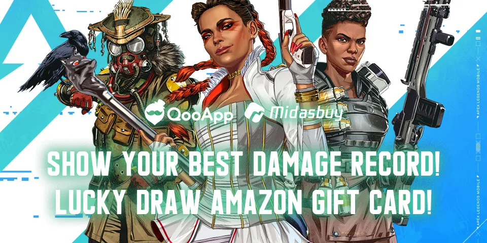 Show us your BEST DAMAGE RECORD in Apex Legends Mobile to get an Amazon Gift Card!