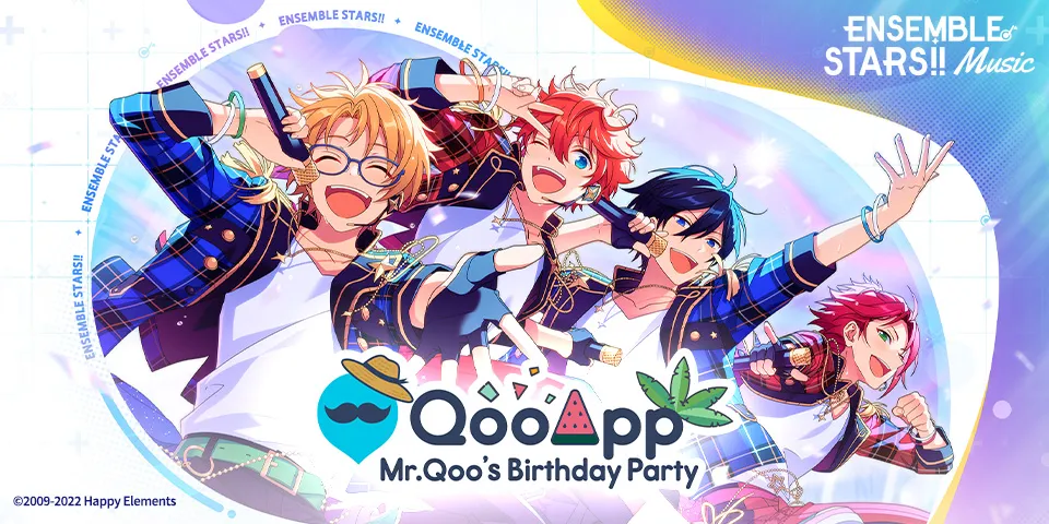 Celebrate Mr.Qoo's birthday！Mr.Qoo's Birthday Party X《Ensemble Stars!! Music》Exclusive Gift！