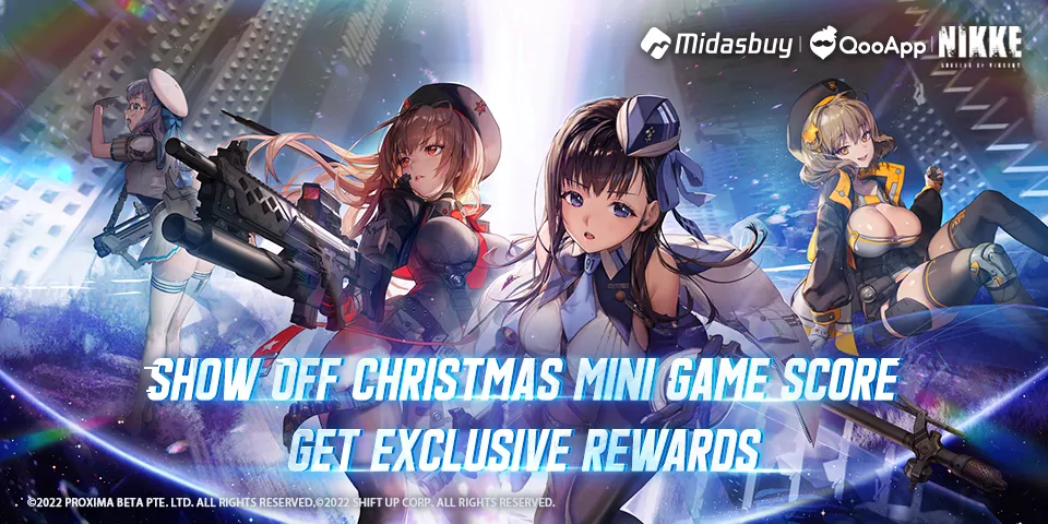 Show off Christmas minigame score, get limited gift pack of Goddess of Victory: NIKKE★