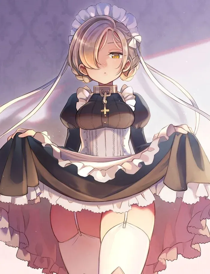 Maid sensual dickforlily anime