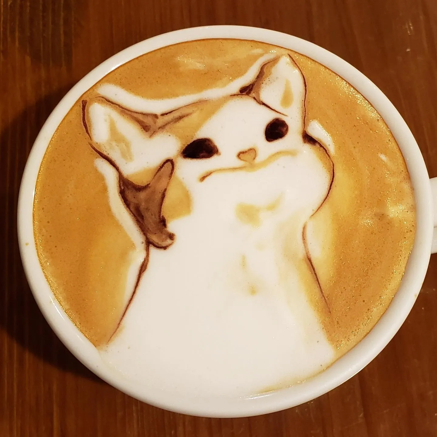 Кофе латте арт
